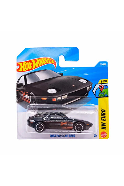 HOT WHEELS Mașină, Porsche 928S din 1983, neagră, model 2026, scară 1:64