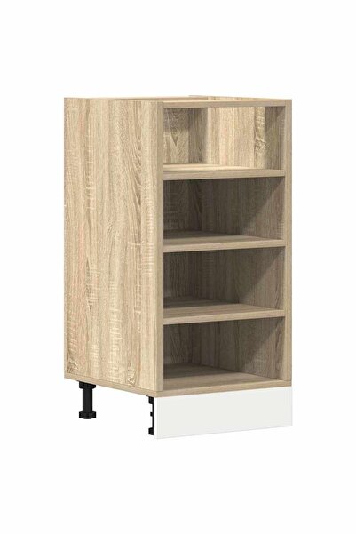 vidaxl Dulap inferior "Riga", stejar sonoma, 40x44,5x81,5 cm