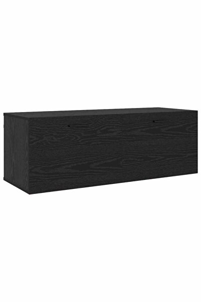 vidaxl Dulap montat pe perete Stejar Negru 100 x 36,5 x 35 cm
