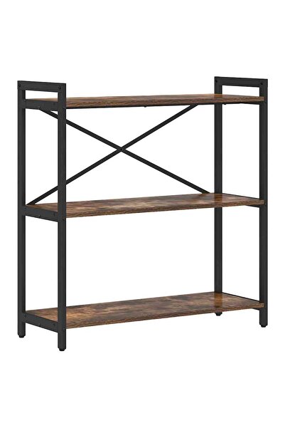 vidaxl Raft pentru cărți Stejar fumuriu 80 x 30 x 85 cm Lemn compozit