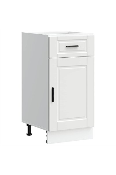 vidaxl "Porto" White Engineered Wood Kitchen Base Cabinet