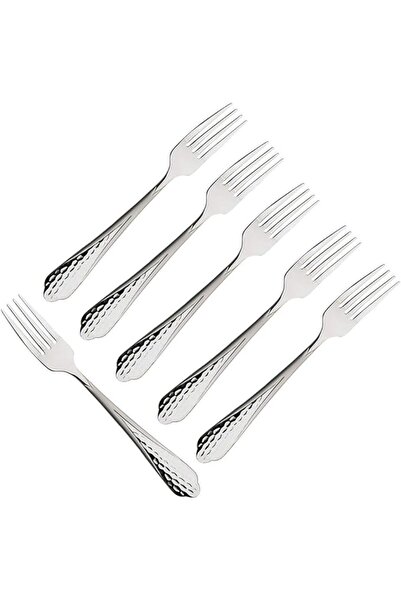 Bester Stainless Steel Dinner Fork Set - 6 Pieces Fruit, Dessert, Pastry, Sal...