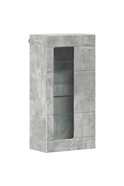 vidaxl Dulap din Lemn Gri din beton 50 x 29 x 100 cm Lemn compozit