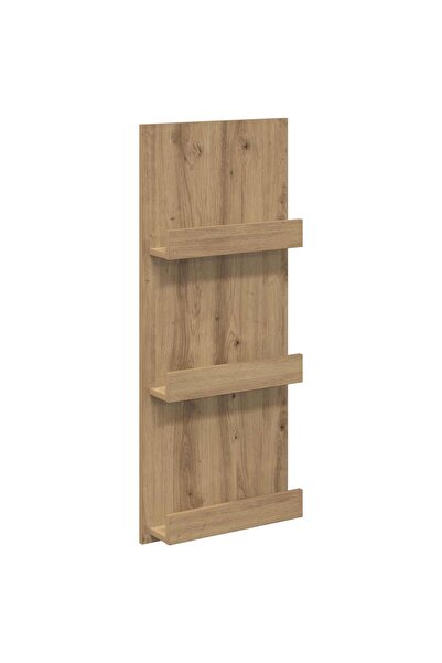 vidaxl Raft pentru reviste cu raft Stejar Artizanal 43 x 11 x 102 cm