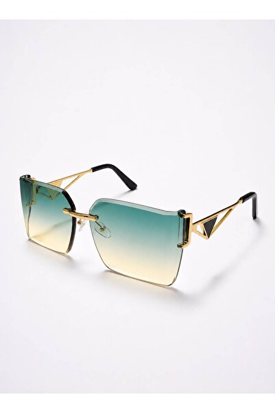 Nilu Moda New Season Style Green Women's Sunglasses