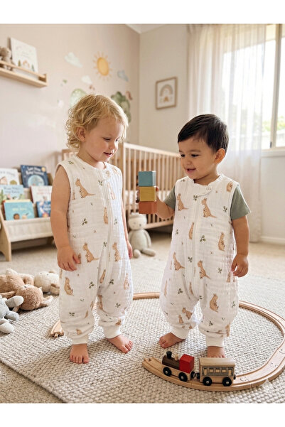 Wenaris Kolsuz Summer Muslin Sleeping Bag, 0.5 Tog Single-Layer Children's Sl...