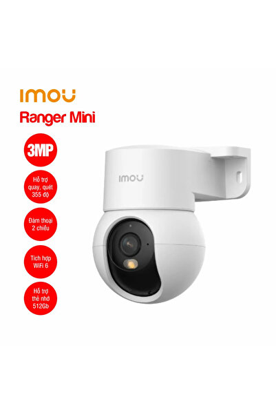 Imou 3MP PT 3.6mm Wıfı Kablosuz Pan-Tilt IP Kamera Ranger Mini IPC-K2MP-3H1WE
