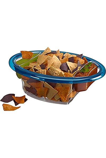 Generic Premium Acrylic Serving Bowl Set, Multi-Purpose Chip and Dip Server, ...