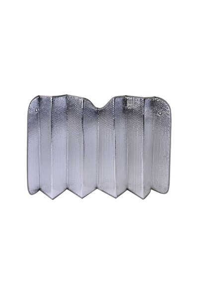 Zet Parasolar Auto Parbriz Aluminiu 130x60cm, 130 x 60 cm, Parasolar Auto pen...