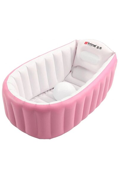 OEM Inflatable baby bathtub, Pink