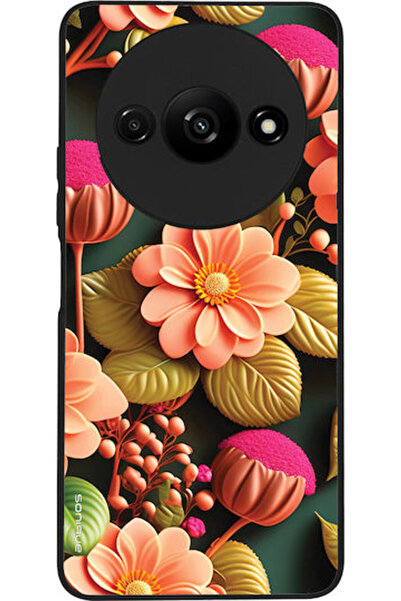 Other Θήκη Sonique Σειράς 3D Λουλουδιών για Xiaomi Redmi A3 Redmi A3x Σολομί