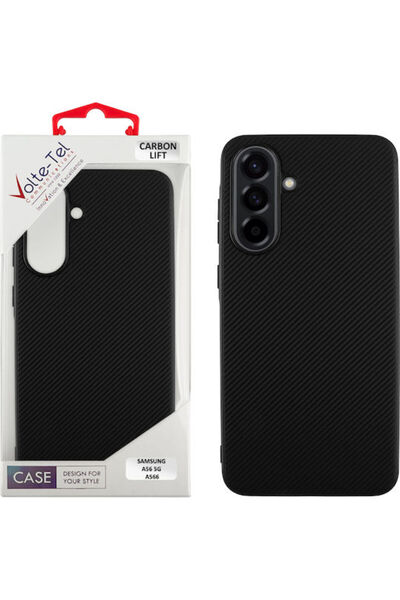 Other Volte-Tel Carbon Lift Πίσω Κάλυμμα Σιλικόνης Μαύρο (SAMSUNG A56 5G, VOL...