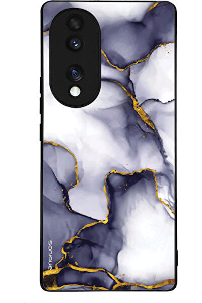 Other Θήκη Σειράς Sonique Marble για Honor 70 5G Μωβ-Γκρι