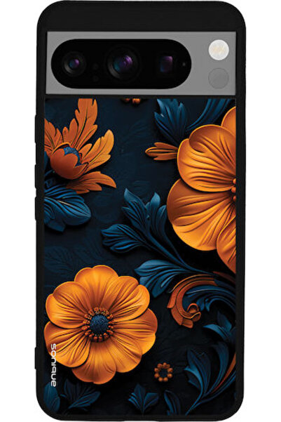Other Θήκη Sonique Σειράς 3D Λουλουδιών για Google Pixel 8 Pro 5G Πορτοκαλί 01