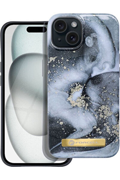 Forcell F-protect Mirage Θήκη Συμβατή με Magsafe για iPhone 15 Plus Marble Mist