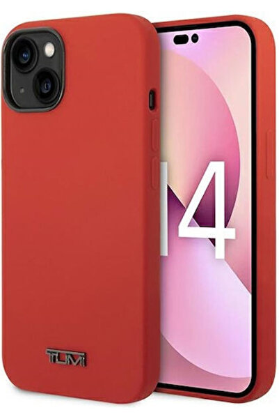 TUMI Husă spate din silicon roșie (iPhone 14 Plus) Cod: TTUHCP14MSR