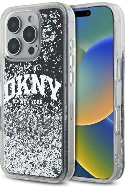 Dkny Υγρή Πλαστική Μαύρη Πίσω Θήκη (iPhone 16 Pro) Κωδικός: DKHCP16LLBNAEK