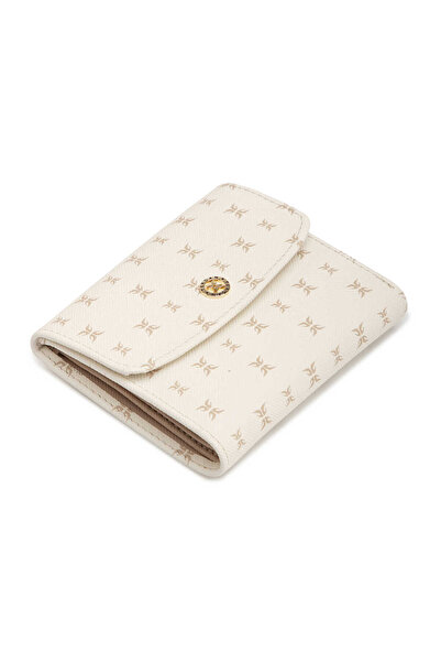 Tergan Bej Print Kadın Cüzdan - S1CB00055824-U4A