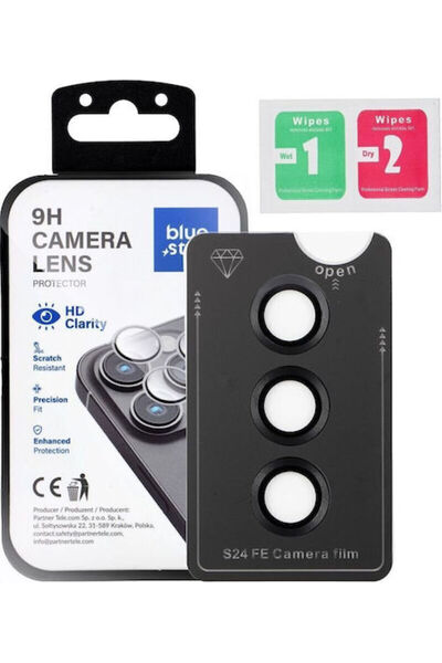 Blue Star Camera Protection Σκληρυμένο Γυαλί Μαύρο για Galaxy S24 FE