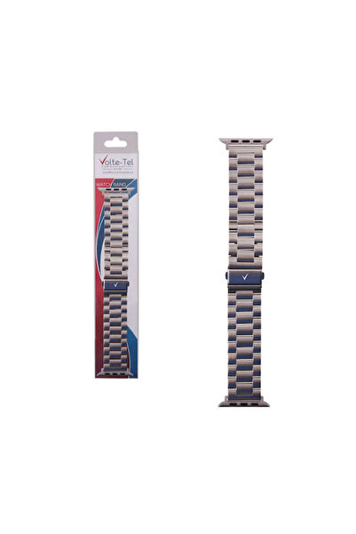 Other Volte-Tel Λουράκι από Ανοξείδωτο Ατσάλι Γκρι (Apple Watch 42/44/45mm)