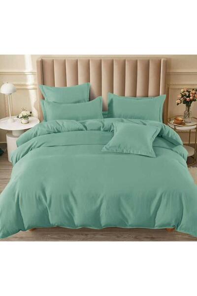 OEM 100% fine Cotton Duvet Cover Set with Stretchy – 6 pieces | 18402-C