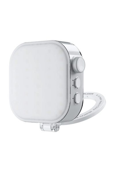 TELESIN Lampă tip cub de gheață cu suport pentru telefoane și camere, pentru ...