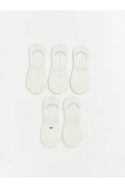 LC Waikiki Patterned Women's Invisible Socks 5 Pack