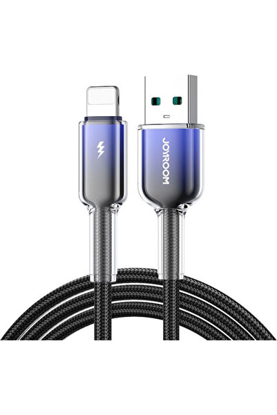Joyroom Καλώδιο USB-A σε Lightning 60W Μαύρο 1.2μ