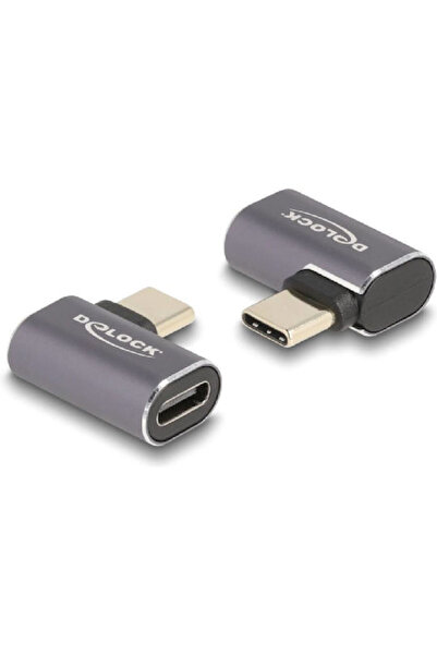 DELOCK Μετατροπέας USB-C αρσενικό σε USB-C θηλυκό Γκρι 1 τεμάχιο 60047