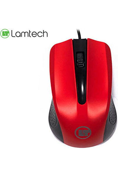 Lamtech Ενσύρματο ποντίκι κόκκινο
