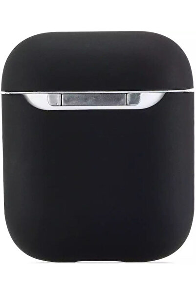 Xo Θήκη σιλικόνης σε μαύρο χρώμα για Apple AirPods 1 / AirPods 2