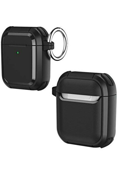 Beline Θήκη σιλικόνης σε μαύρο χρώμα για Apple AirPods 1 / AirPods 2