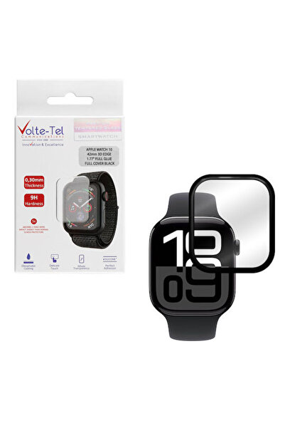 Other Volte-Tel Σκληρυμένο Γυαλί Πλήρους Κάλυψης για το Apple Watch 10 42mm 1...