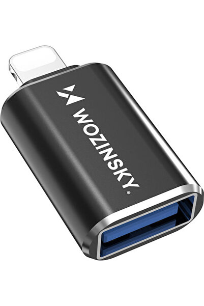 WOZINSKY Μετατροπέας Lightning αρσενικό σε USB-A θηλυκό 1 τεμάχιο WALA-01