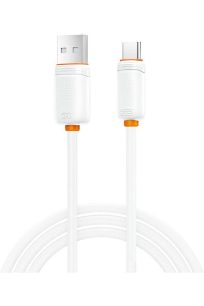 Xo Καλώδιο USB 2.0 USB-C Αρσενικό - USB-A 15W Λευκό 1μ