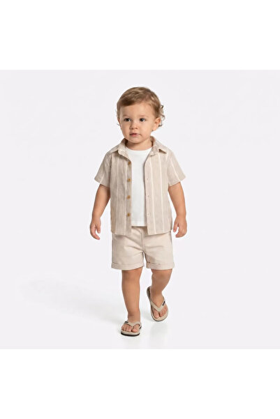 Generic Brand 6/24 Month Striped Shirt T-Shirt Baby Set