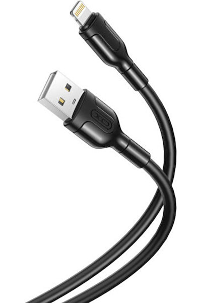 Xo NB212 Καλώδιο USB-A σε Lightning Μαύρο 1μ (16.005.0200)