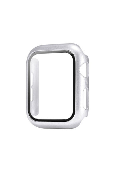 Other Πλαστική θήκη Sonique με γυαλί σε ασημί χρώμα για Apple Watch 10 46mm