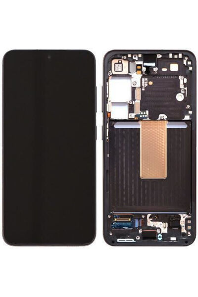 Samsung Οθόνη με μηχανισμό αφής και πλαίσιο για S911B Galaxy S23 5G (Μαύρο) Κ...