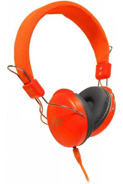 ART Ενσύρματα ακουστικά on-ear πορτοκαλί