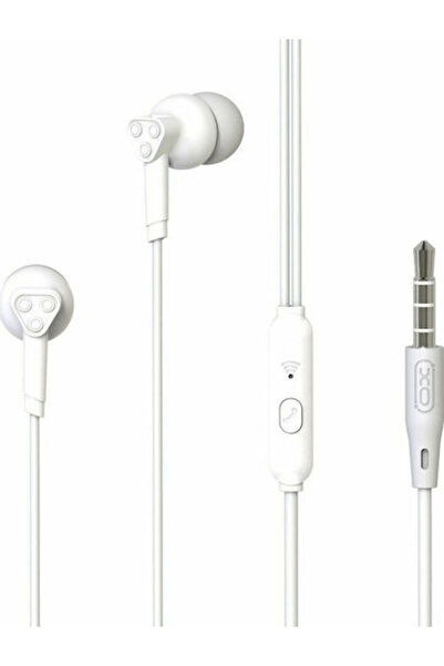 Xo EP33 Ενδοωτικά ακουστικά handsfree με βύσμα 3.5mm, λευκά