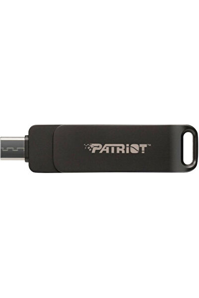 Patriot Rage 64GB USB 3.2 Στικάκι με συνδέσεις USB-A & USB-C Μαύρο