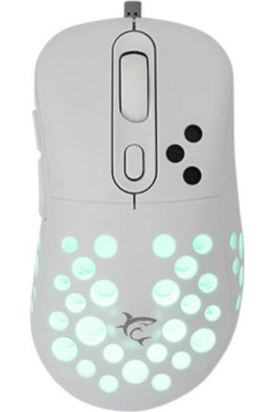 white shark GM-5013 RGB Ποντίκι Gaming 12800 DPI Αζραελ Λευκό