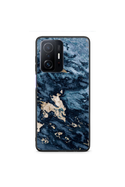 Other Xiaomi Redmi Note 11 T Marble Blue Gold Black Glossy Θήκη
