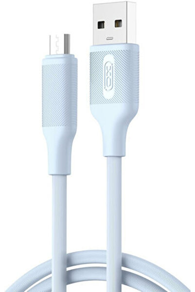 Xo Καλώδιο USB 2.0 σε micro USB, κανονικό, 1μ, Μπλε (16.005.0324)