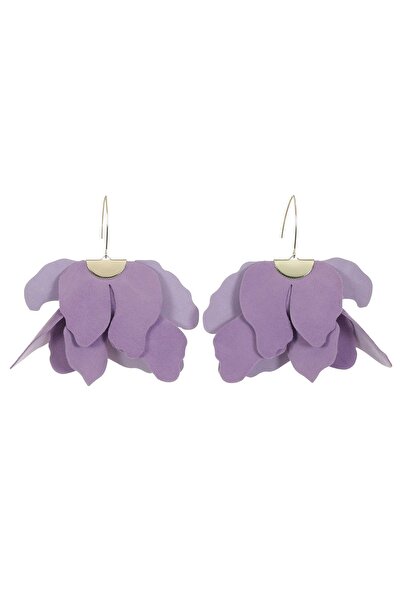 HAIArt Large Flower Earrings - Lilac