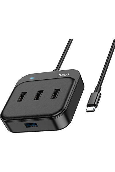 hoco. Hoco HB31 Διανομέας USB 3.0 4 θυρών με USB-C για σύνδεση με υπολογιστή