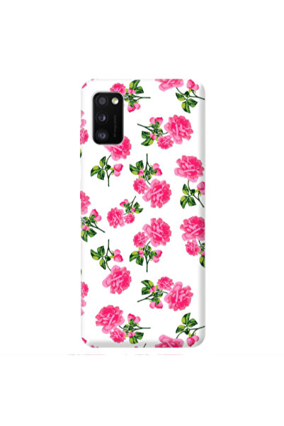 Other Samsung A41 Roses White Transparent Silicone TPU Θήκη