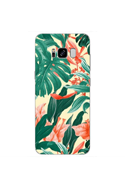 Other Samsung S8 Plus Tropic Laves Transparent Silicone TPU Θήκη