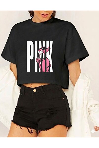 Krays Black and White Women's Animated Cartoon Graphic Printed Standard Fit R...